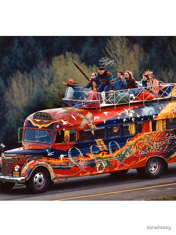 Ken Kesey Merry Pranksters Furthur Bus by zanekesey