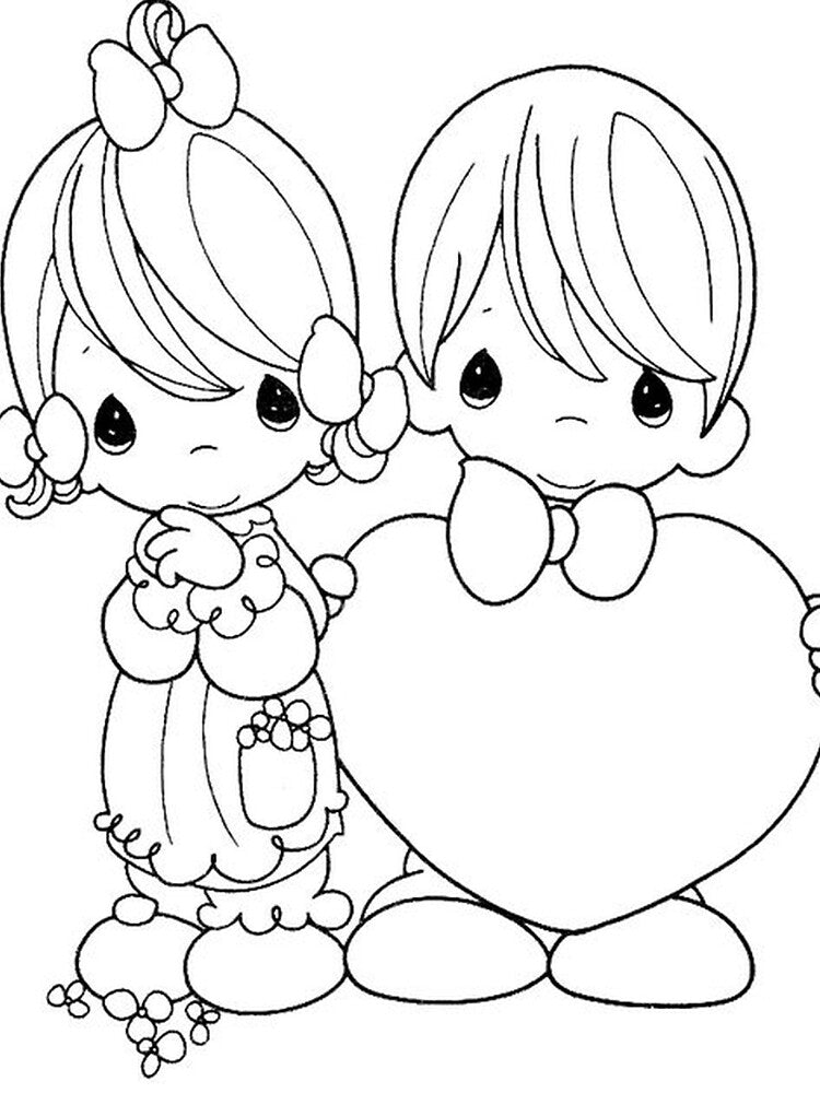 Precious Moments Couple by Derpina7000