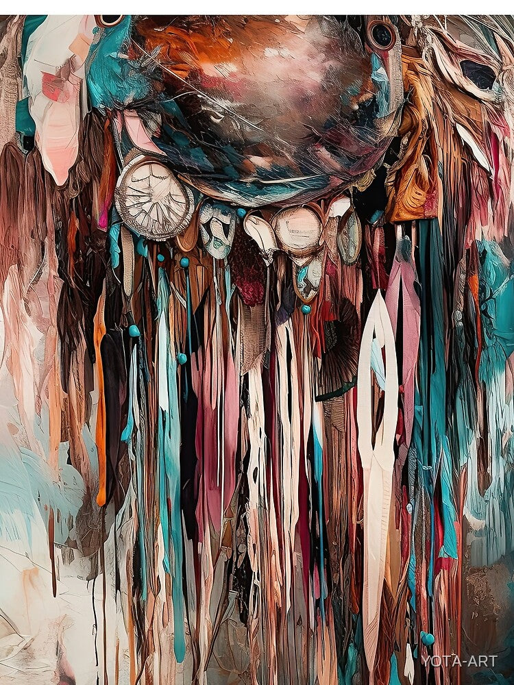 Modern Boho Art. Mesmerising Bohemian Art Painting. 7 by YOTA-ART
