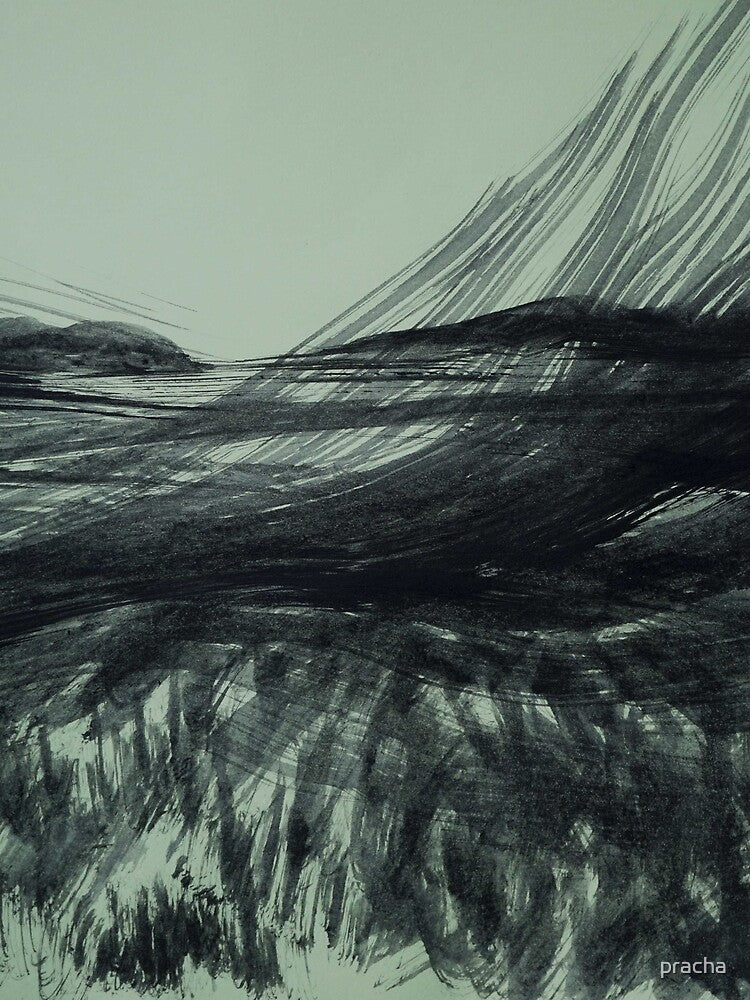 Fields landscape by pracha
