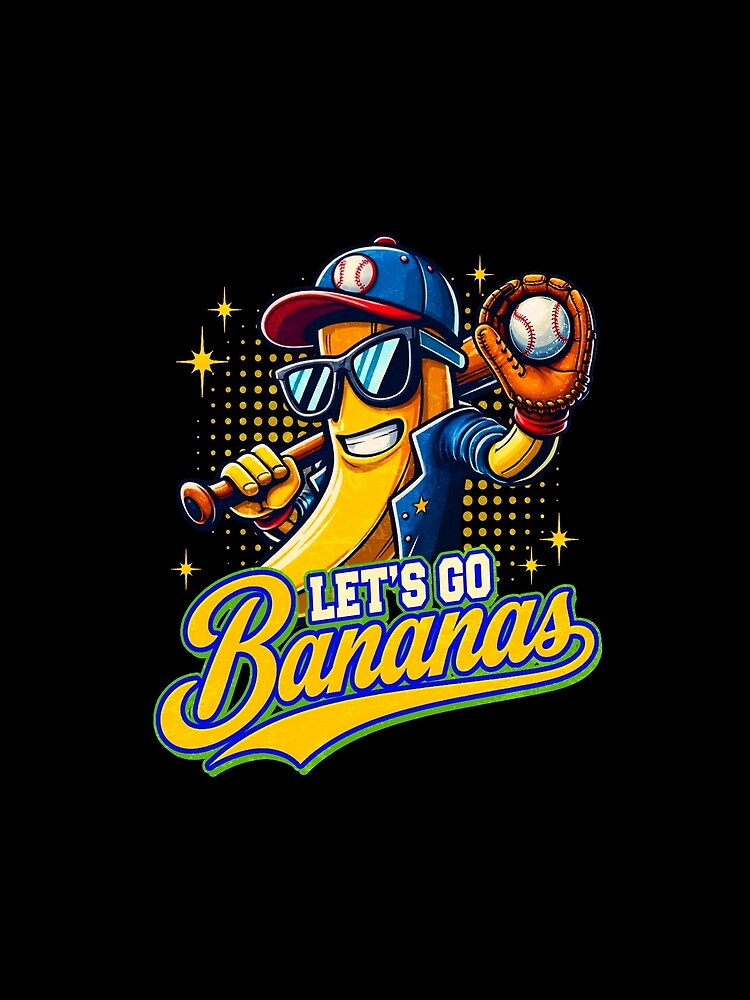 Lets Go Banana Retro Boys Kids Men Youth Teen by schoolofbullies