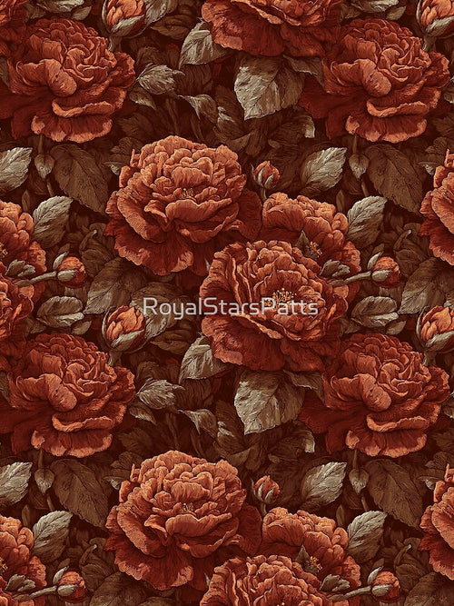 Artistic Gardenias  - Botanical Garden Pattern  - Christmas Gifts by RoyalStarsPatts