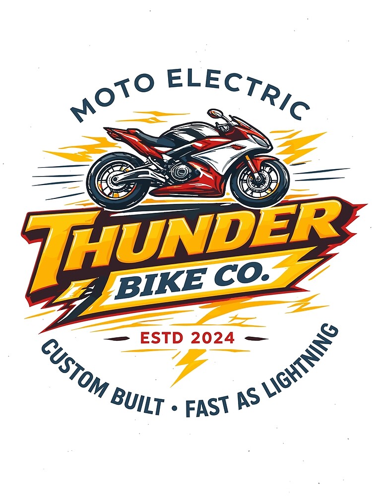 Electric Motorcycle T-Shirt by Matinez Pink