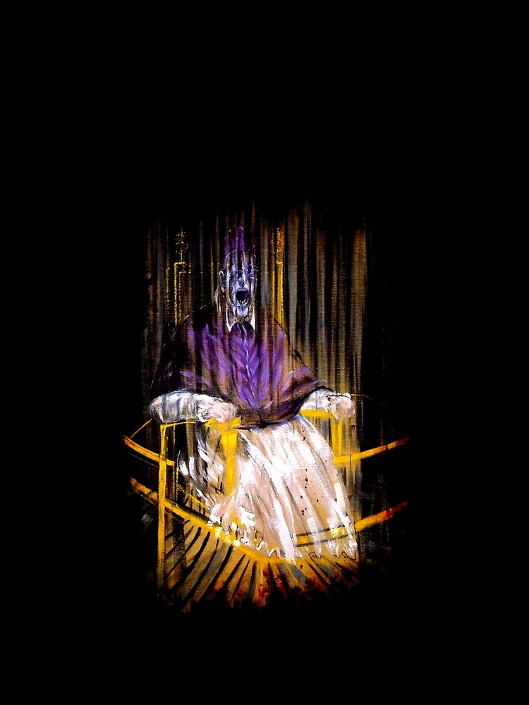 Francis Bacon Screaming Pope Painting Art Lover Gift 13 Tee by GlamKidsBoutiq
