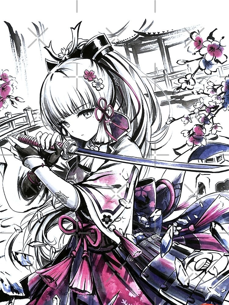 Kamisato Ayaka Sumi-e by Mitsugoshi