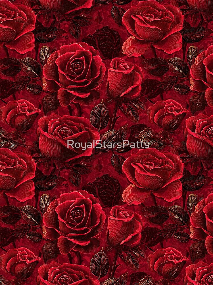 Fragrant Rose  - Birth Flower Pattern  - Best Gifts For Dad by RoyalStarsPatts