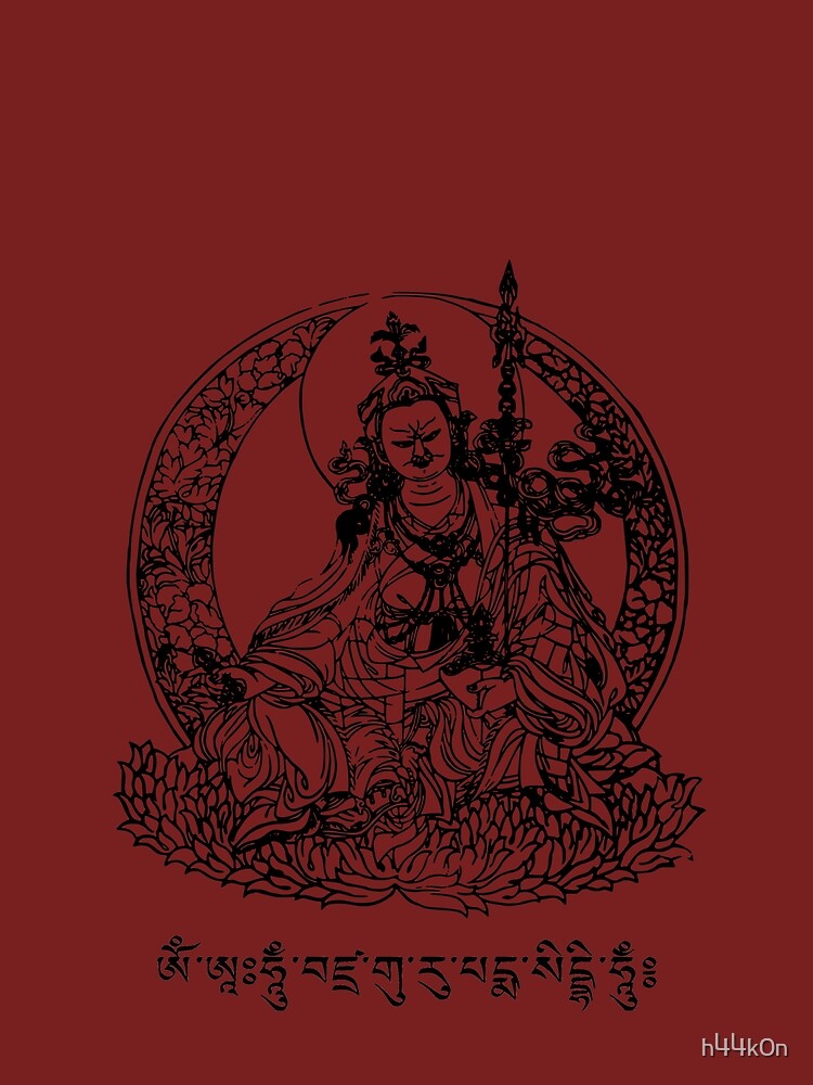 Padmasambhava Guru Rinpoche Buddha Tibetan Buddhist Mantra by h44k0n