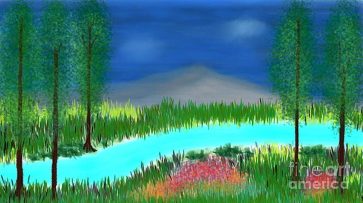 Floral Forest Print