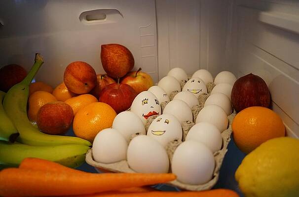 Fruity Eggs Print