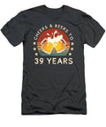 Funny Cheers And Beers 39th Birthday Celebration Tee T-Shirt