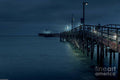 Goleta Pier After Dark Print