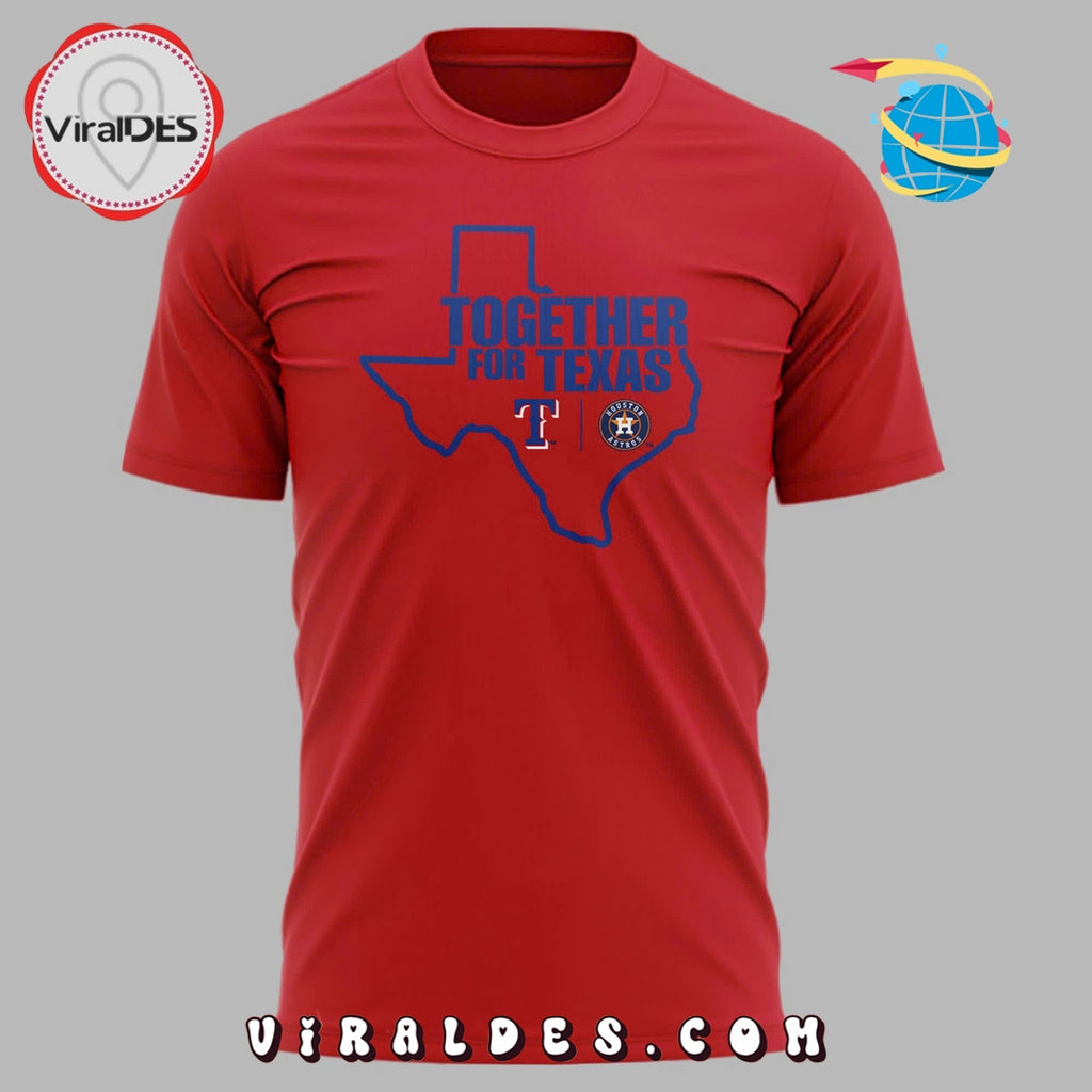 Houston Astros Together For Texas Red Shirt