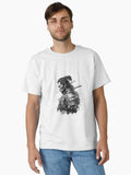 Samurai Black White Design Japan Classic T-Shirt