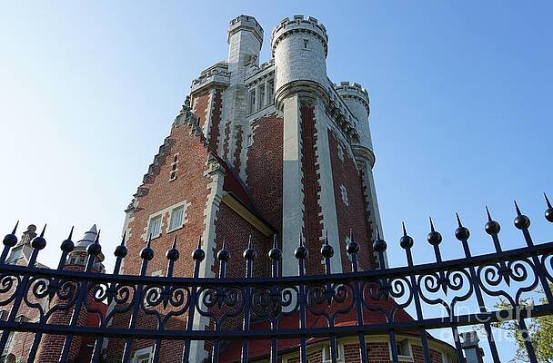 Iron Fence Stables Print