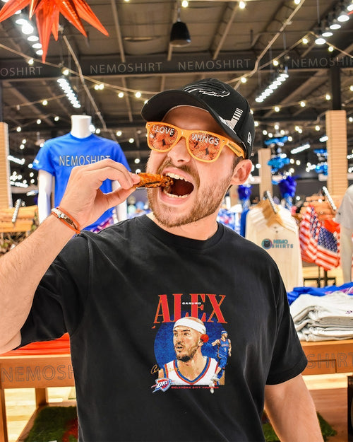Alex Caruso Oklahoma City Thunder player collage graphic shirt