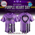 Kansas City Royals Purple Heart Day Baseball Jersey