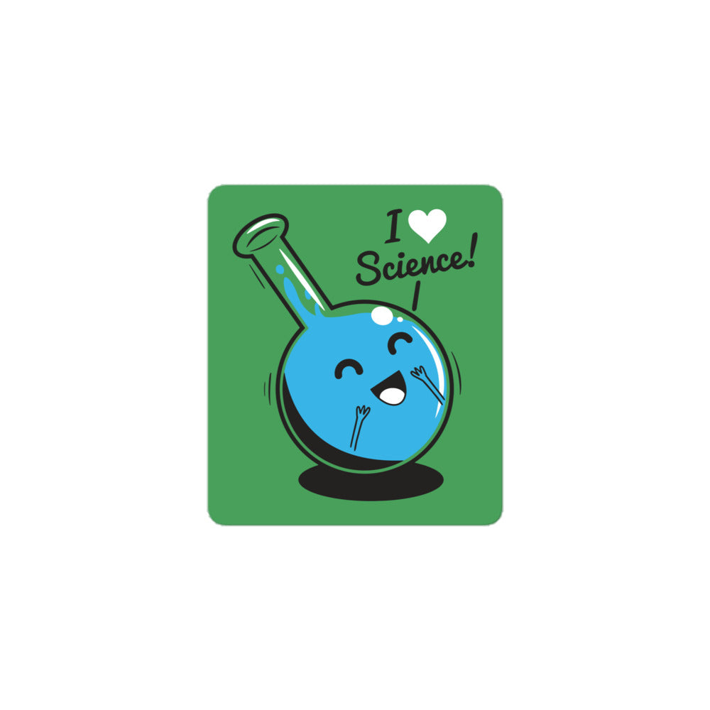 I Heart Science Sticker