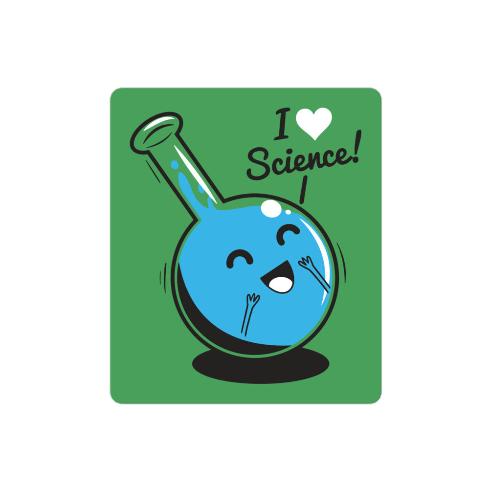 I Heart Science Sticker