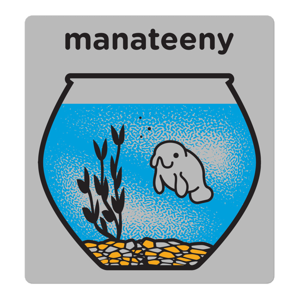 Manateeny Sticker