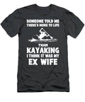 Lifes Lessons In Kayaking  Funny Slogan Tee For Paddling Enthusiasts T-Shirt