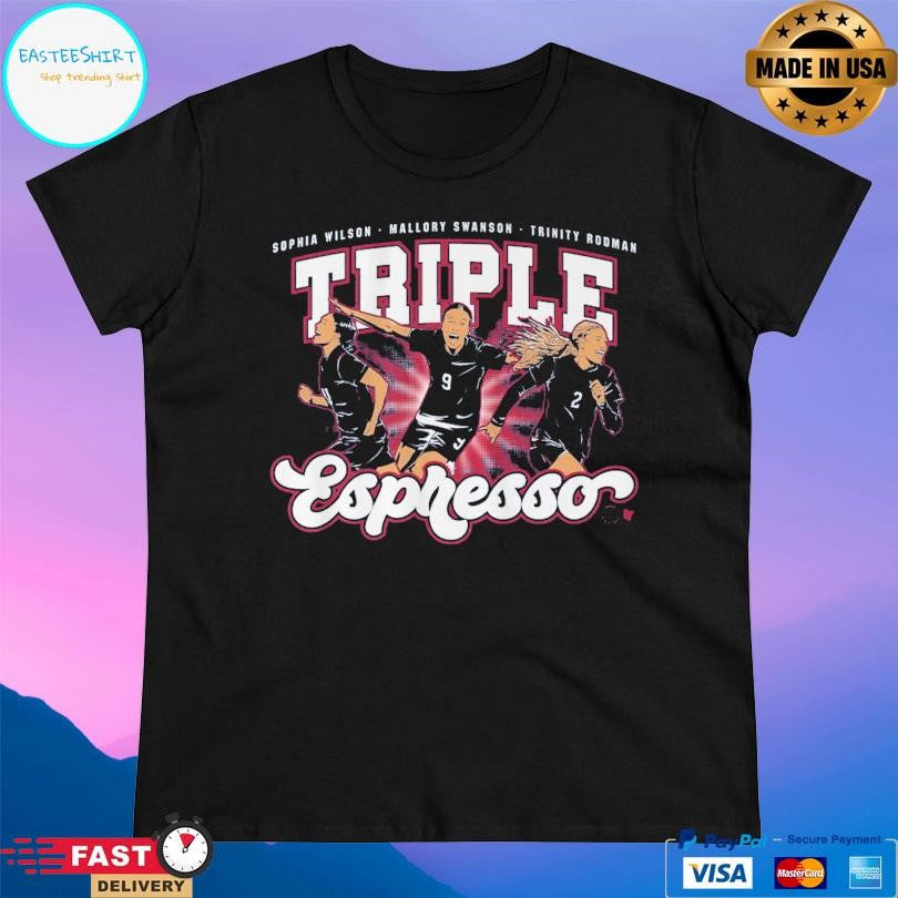 Mallory Swanson Trinity Rodman And Sophia Wilson Triple Espresso 2026 27 T-Shirts