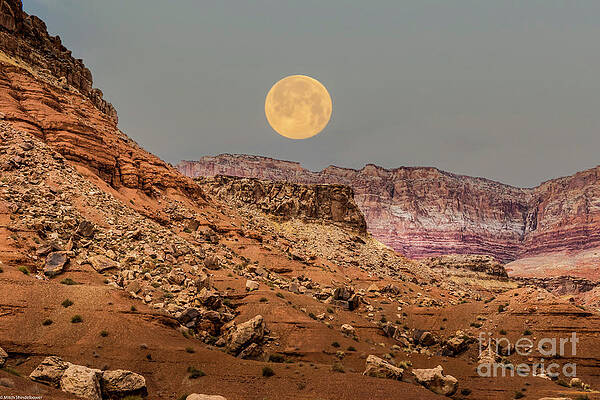 Martian Moon Marble Canyon Arizona Print