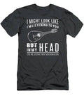 Melodic Chuckles  Mandolin Player Tee  Funny I Might Look Like Im Listening But In My Head Im Playi T-Shirt
