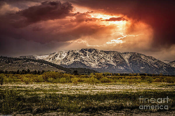 Mount Tallac Spring Storm Print