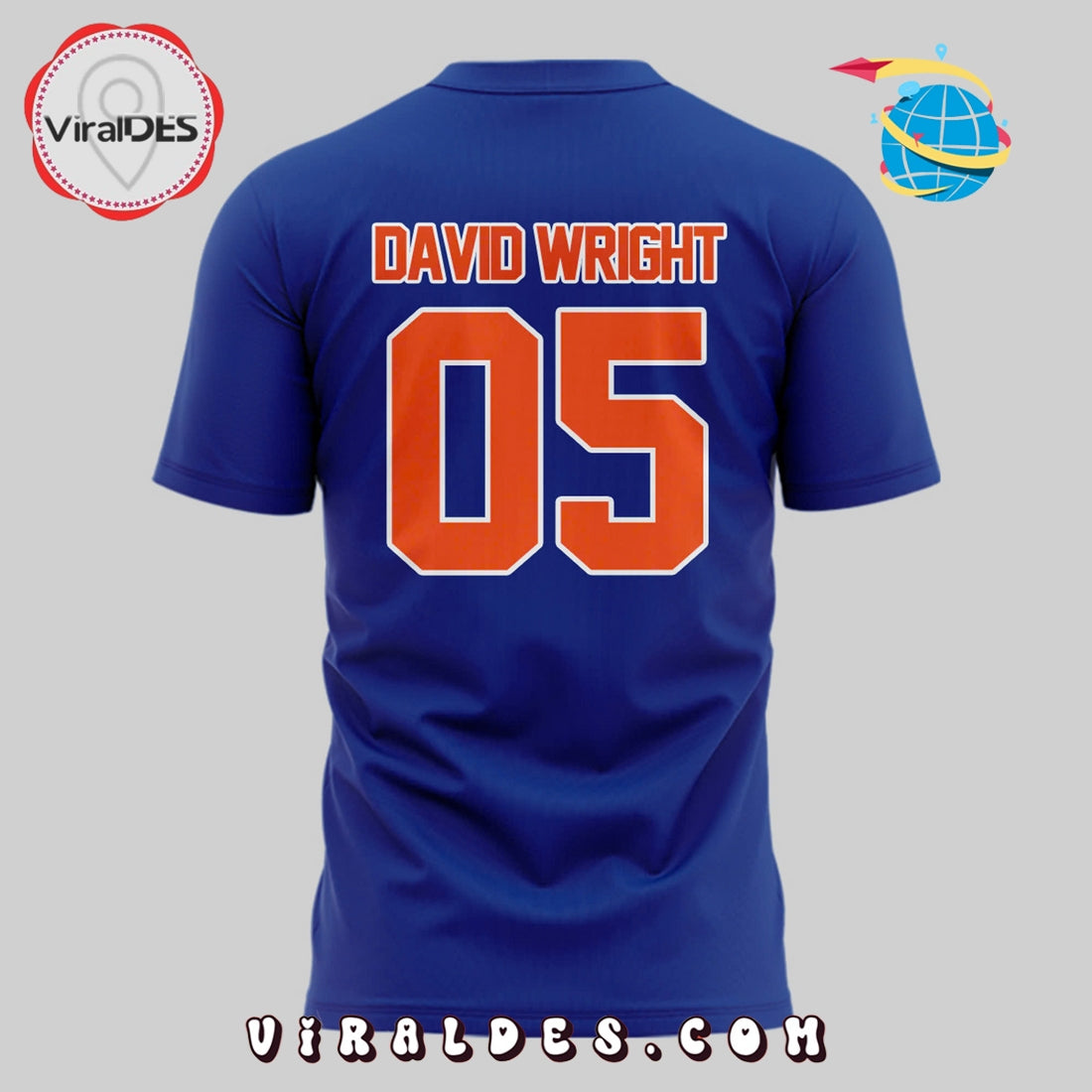 New York Mets Custom Block Party David Wright Shirt