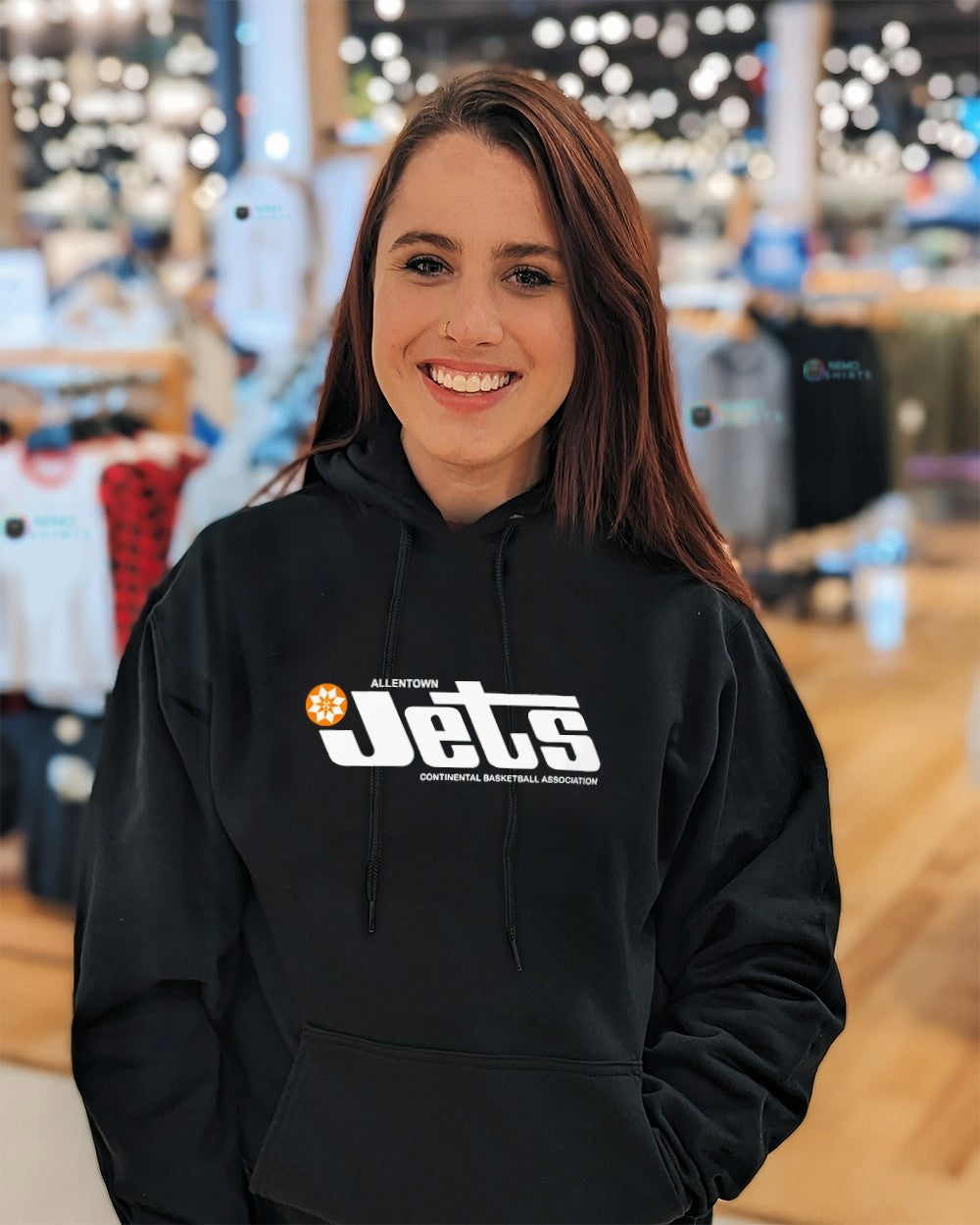 Allentown Jets continental basketball association shirt