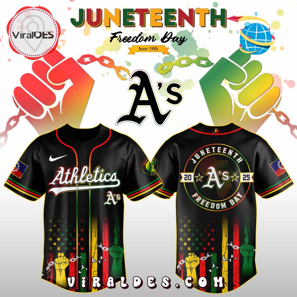 Oakland Athletics x 2025 Juneteenth Day Jersey