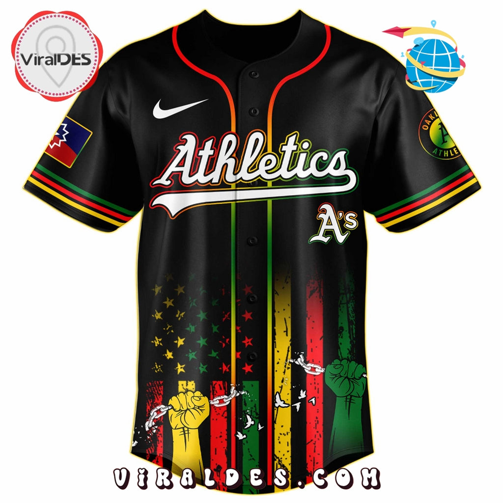 Oakland Athletics x 2025 Juneteenth Day Jersey
