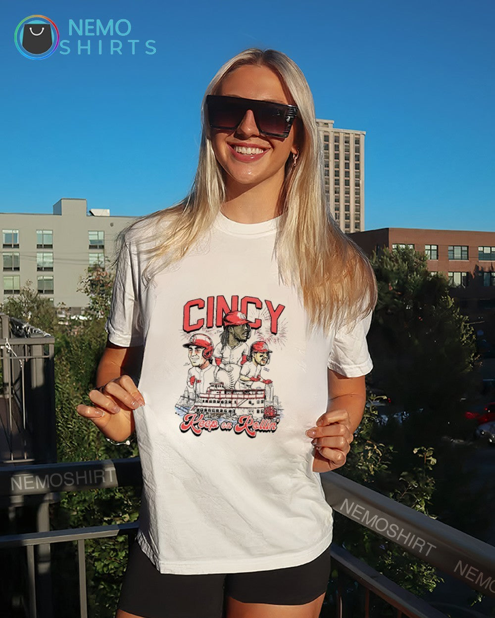 Cincy keep on rollin Cincinnati Reds shirt