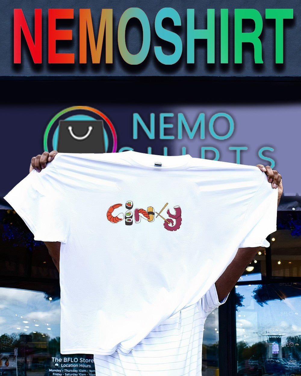 Cincy sushi shirt