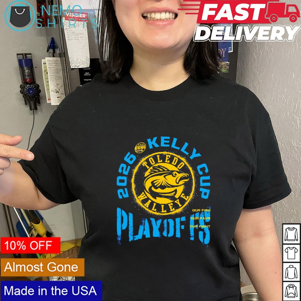 Toledo Walleye ECHL 2026 Kelly Cup Playoffs logo shirt
