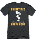 Paddle Into Retirement Fun Happy Hour Kayaking Tee  Limited Edition Design T-Shirt