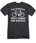 Pedals And Playfulness  Easily Distracted By Pretty Women And Bicycles Tee T-Shirt