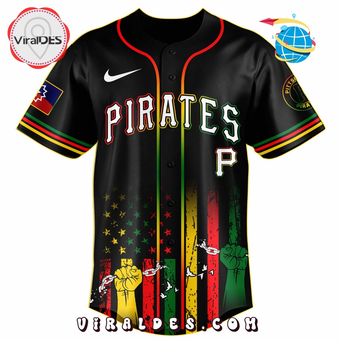 Pittsburgh Pirates x 2025 Juneteenth Day Jersey