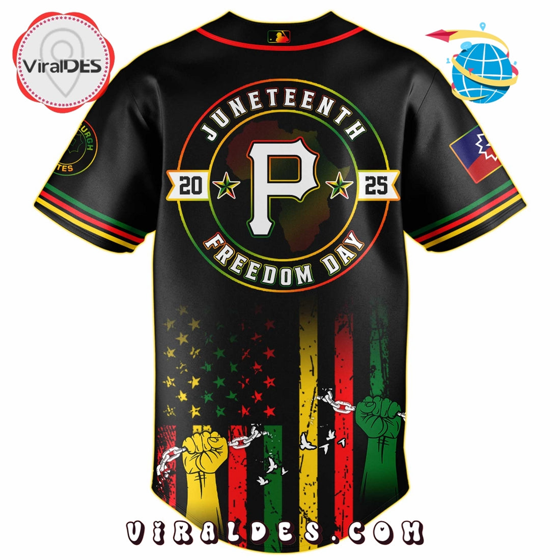 Pittsburgh Pirates x 2025 Juneteenth Day Jersey