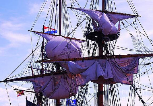 Preparing To Sail Print