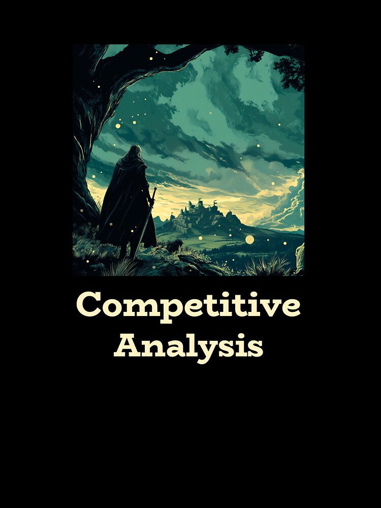 Funny T shirt for analysts - competitive analysis by MVMLDesigns