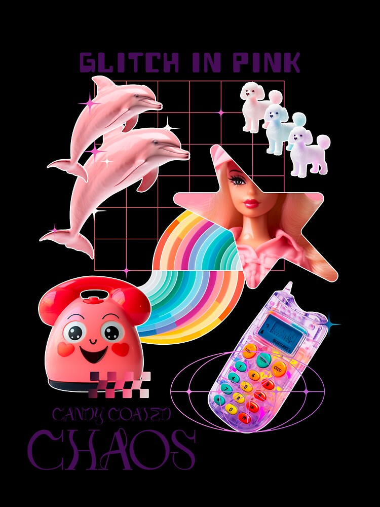 Glitch In Pink by Eccentriquee