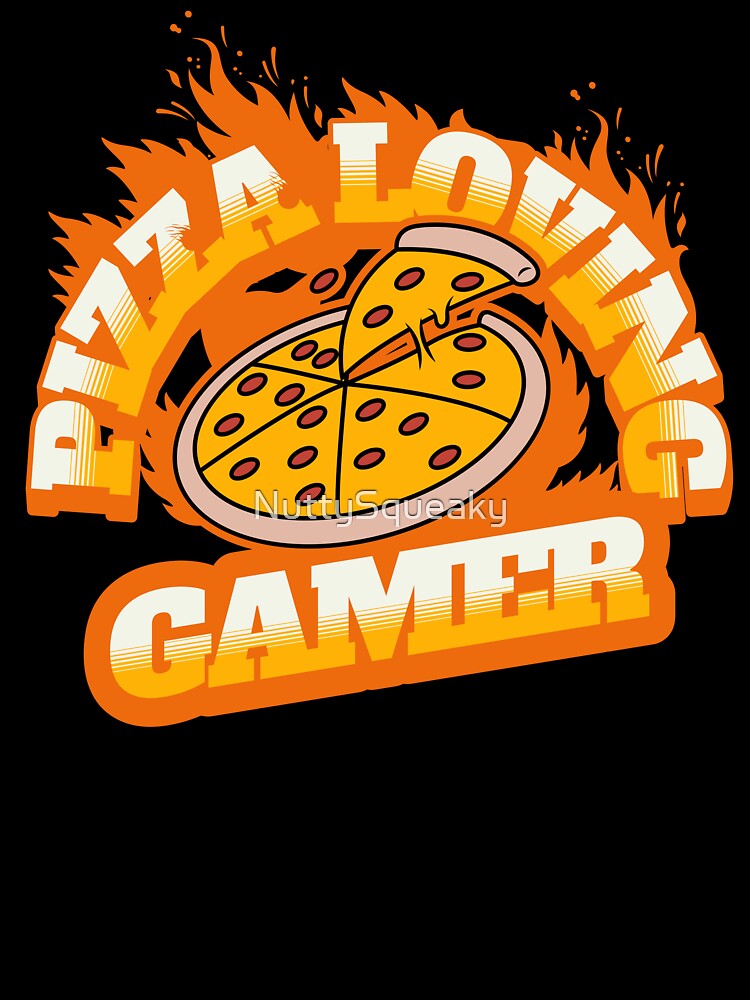 Pizza Loving Gamer by NuttySqueaky