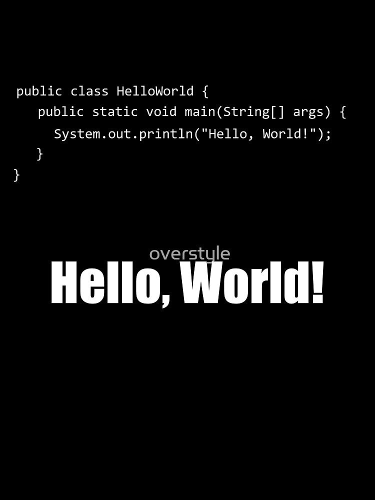 Hello World Java by overstyle