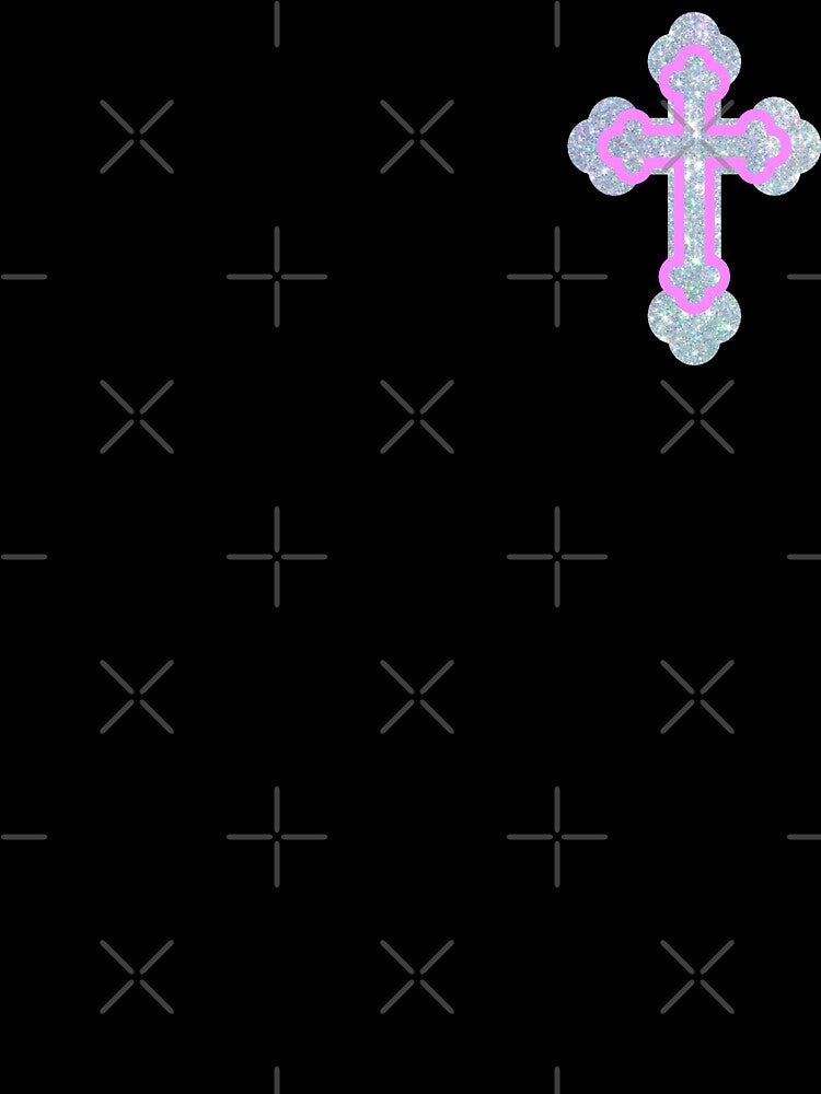 Y2K Orthodox Cross Pink by Underthesunmoon
