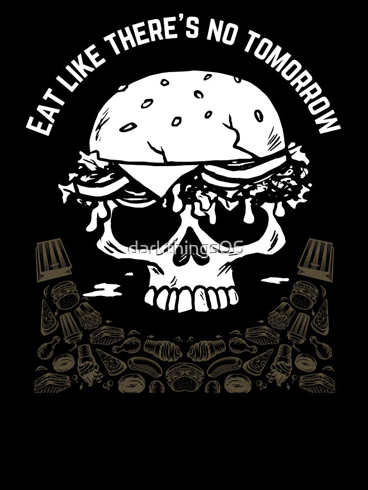 eating burger by darkthings design