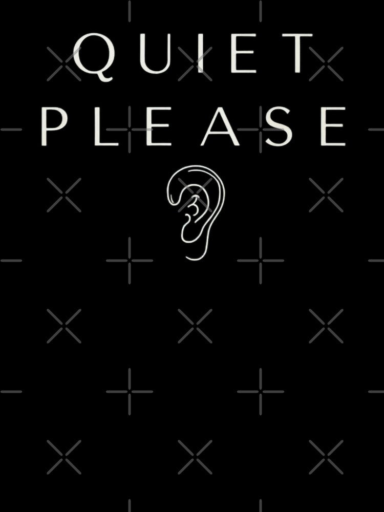 Quiet Please Misophonia T-Shirt by StillWordstudio