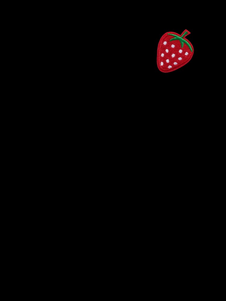 Embroidered Strawberry Patch by Little Moodz