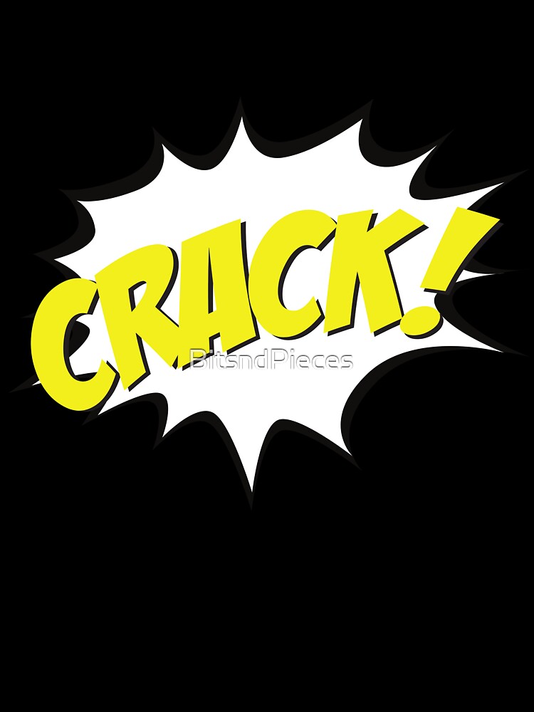 CRACK  Pop Art  Speech Bubble by BitsndPieces