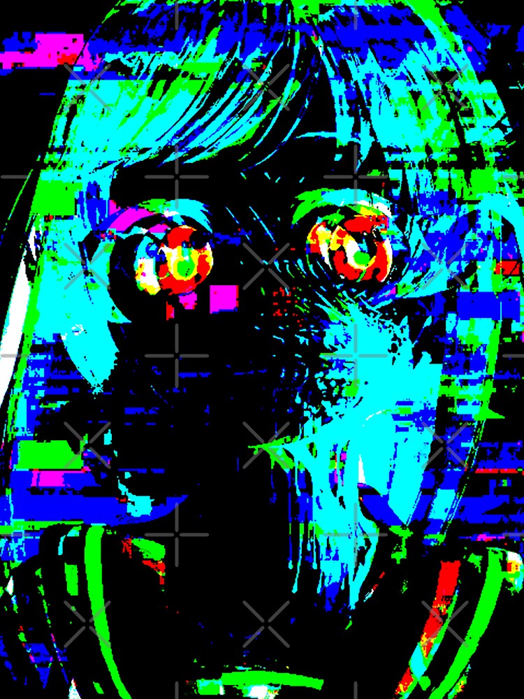 Glitchy Anime Girl by dyppz